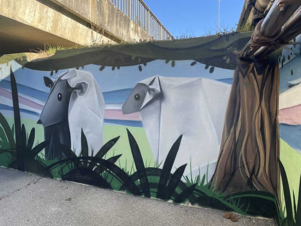 Fresque de Demsé sur le Canal d'Orléans, Mardié - photo 3