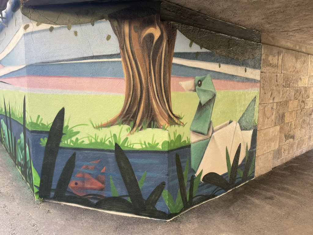 Fresque de Demsé sur le Canal d'Orléans, Mardié - photo 7