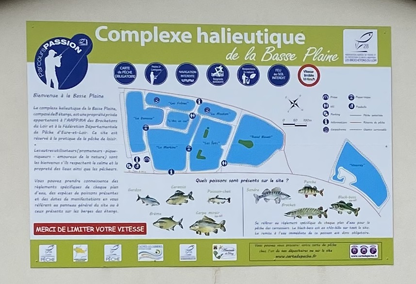 Plans d'eau de la Basse Plaine - Site de pêche labellisé - parcours passion