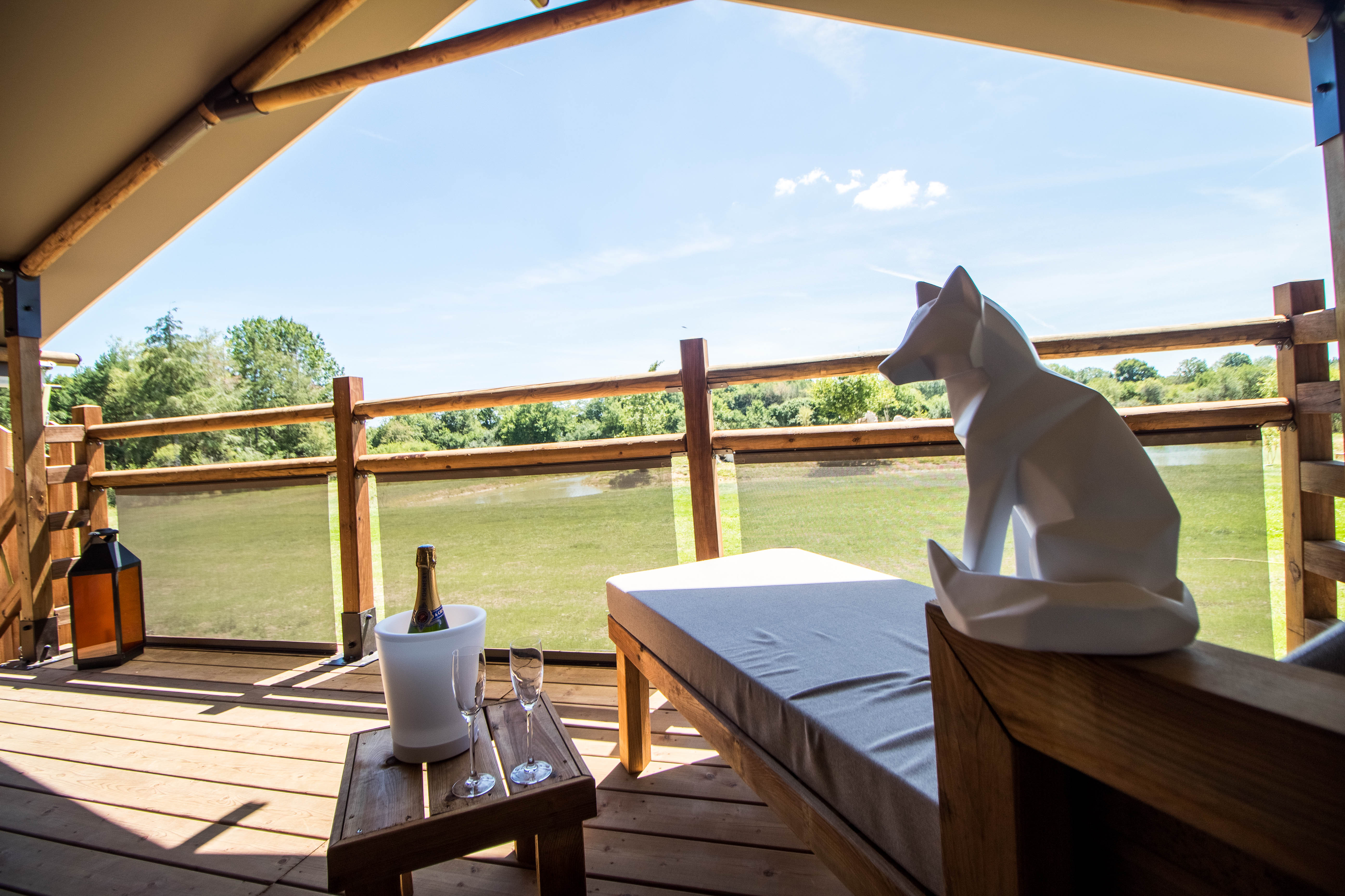 Lodges d'observation des loups