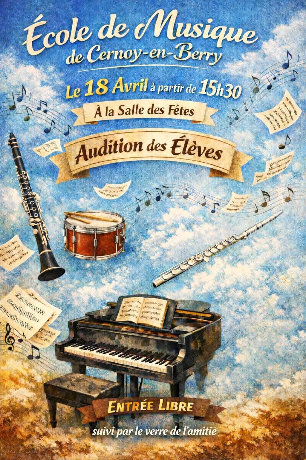 Auditions de l'école de musique