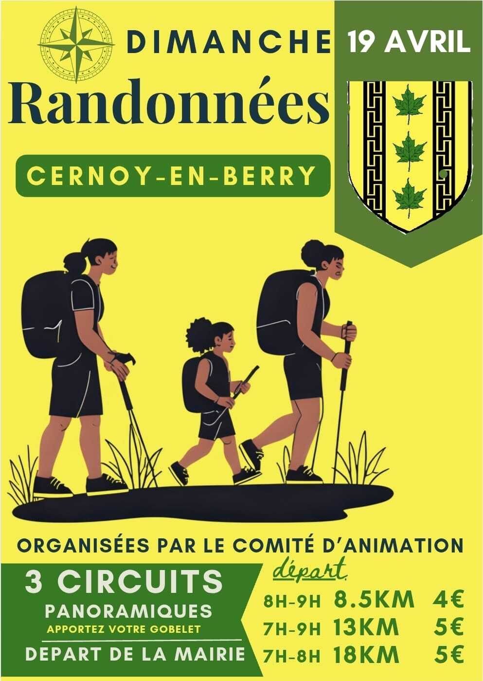 Randonnées pédestres — visuel événement