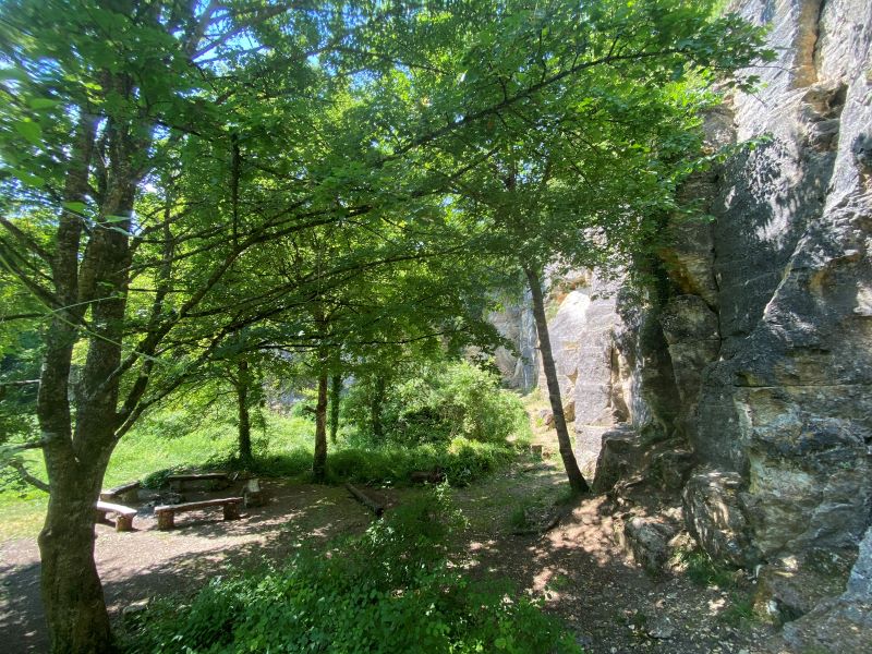 Escalade dans la carrière de Boisramier