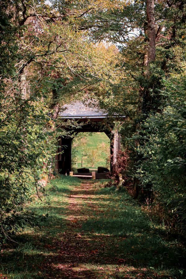 Pont de bois couvert, Le Pont-Chrétien-Chabenet - photo 3