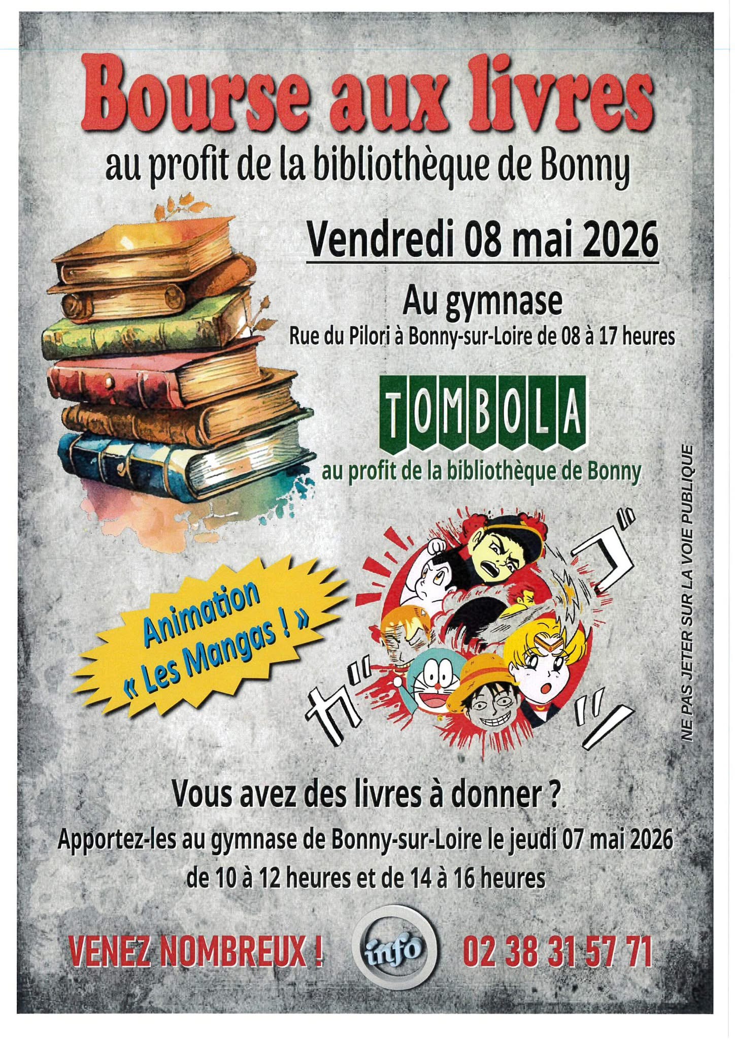 Bourse aux livres et tombola