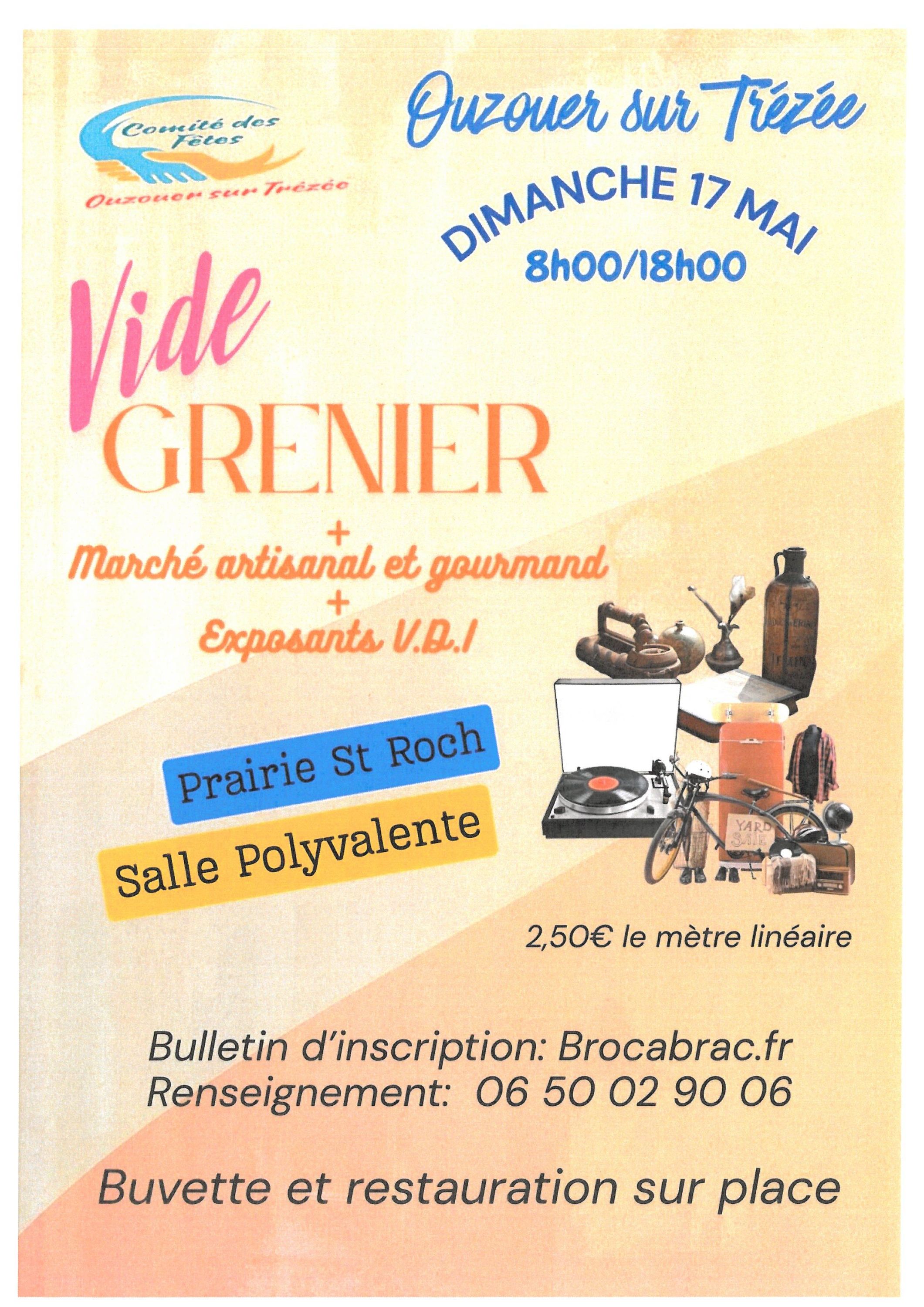 Vide-grenier et marché artisanal — visuel événement