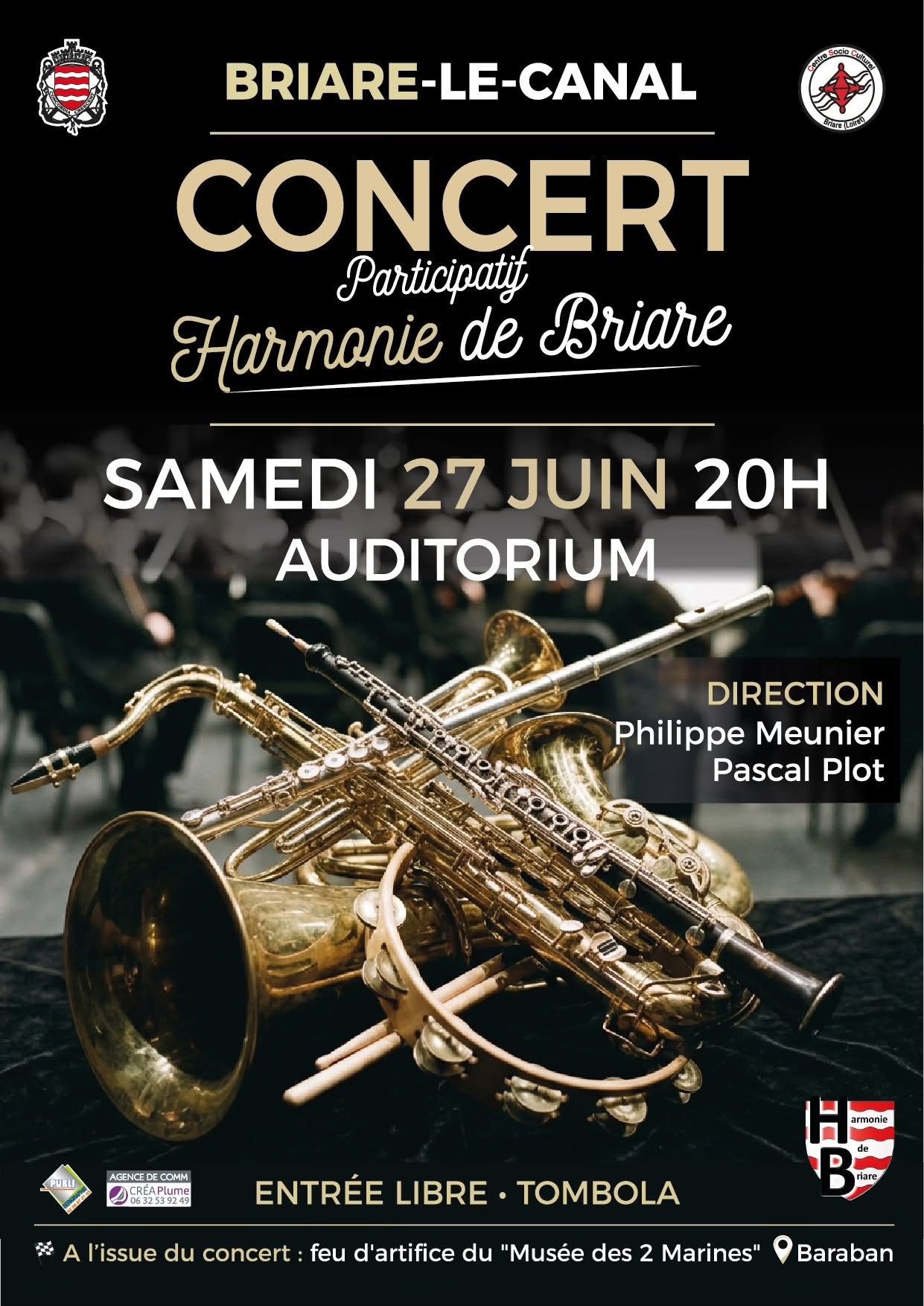 Concert participatif de l'Harmonie de Briare