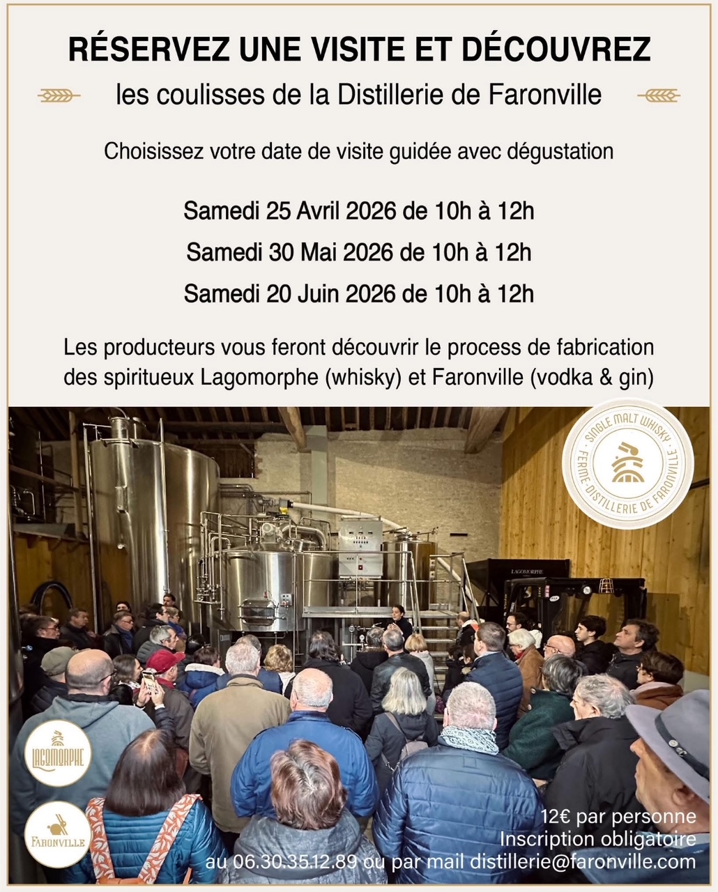 Portes Ouvertes de la Ferme-Distillerie — visuel événement