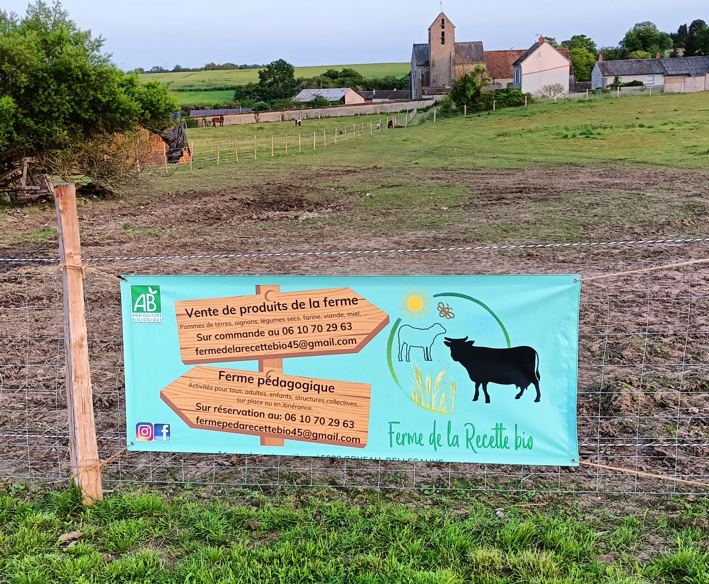 Ferme de la recette bio