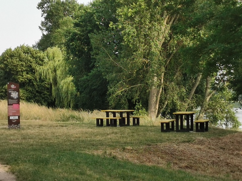 Aire de pique-nique au parc Henri Coullaud de Saint-Denis-de-l'Hôtel