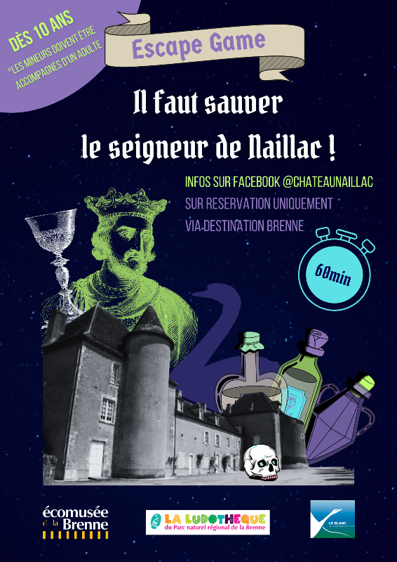 Escape game : il faut sauver le seigneur de Naillac