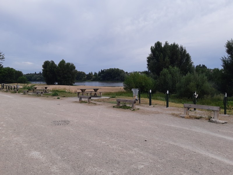 Aire de pique-nique en bord de Loire de Jargeau
