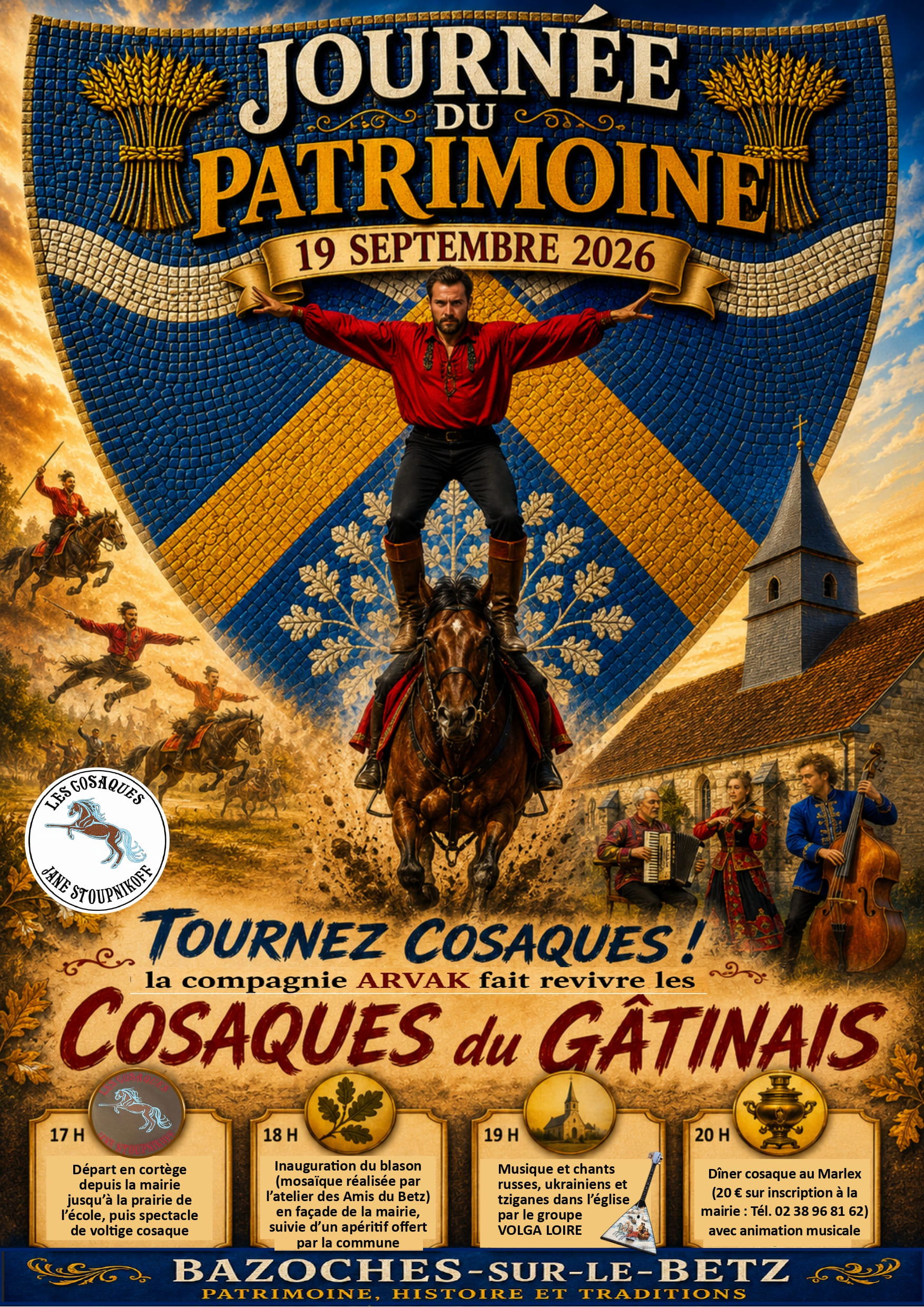 Tournez Cosaques ! La compagnie ARVAK fait revivre les Cosaques du Gâtinais