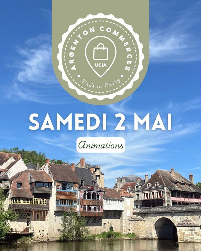 Argenton sur Creuse, la ville s'anime. — visuel événement
