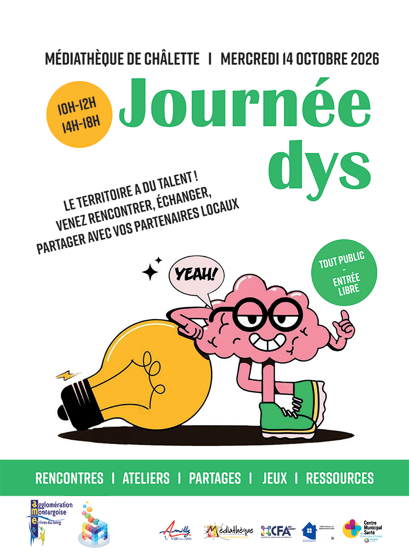 Journée DYS à la médiathèque de Chalette
