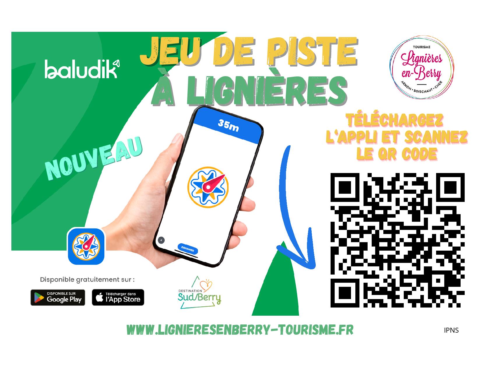 Parcours de Lignières en Berry avec Baludik