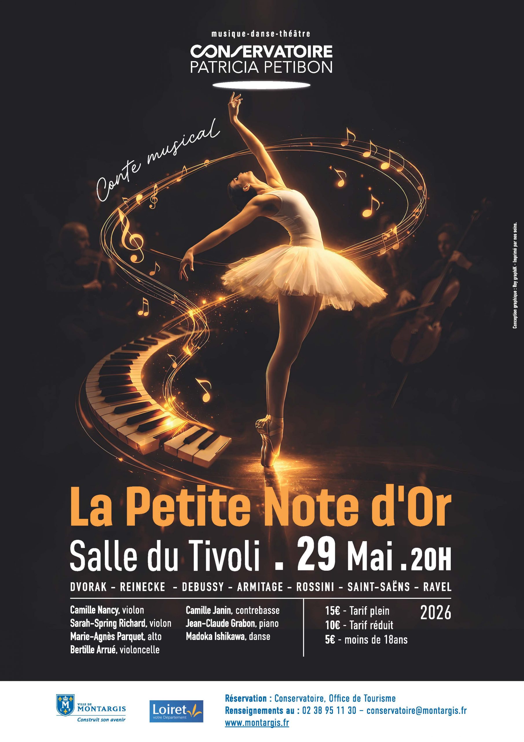 La petite note d’or — visuel événement