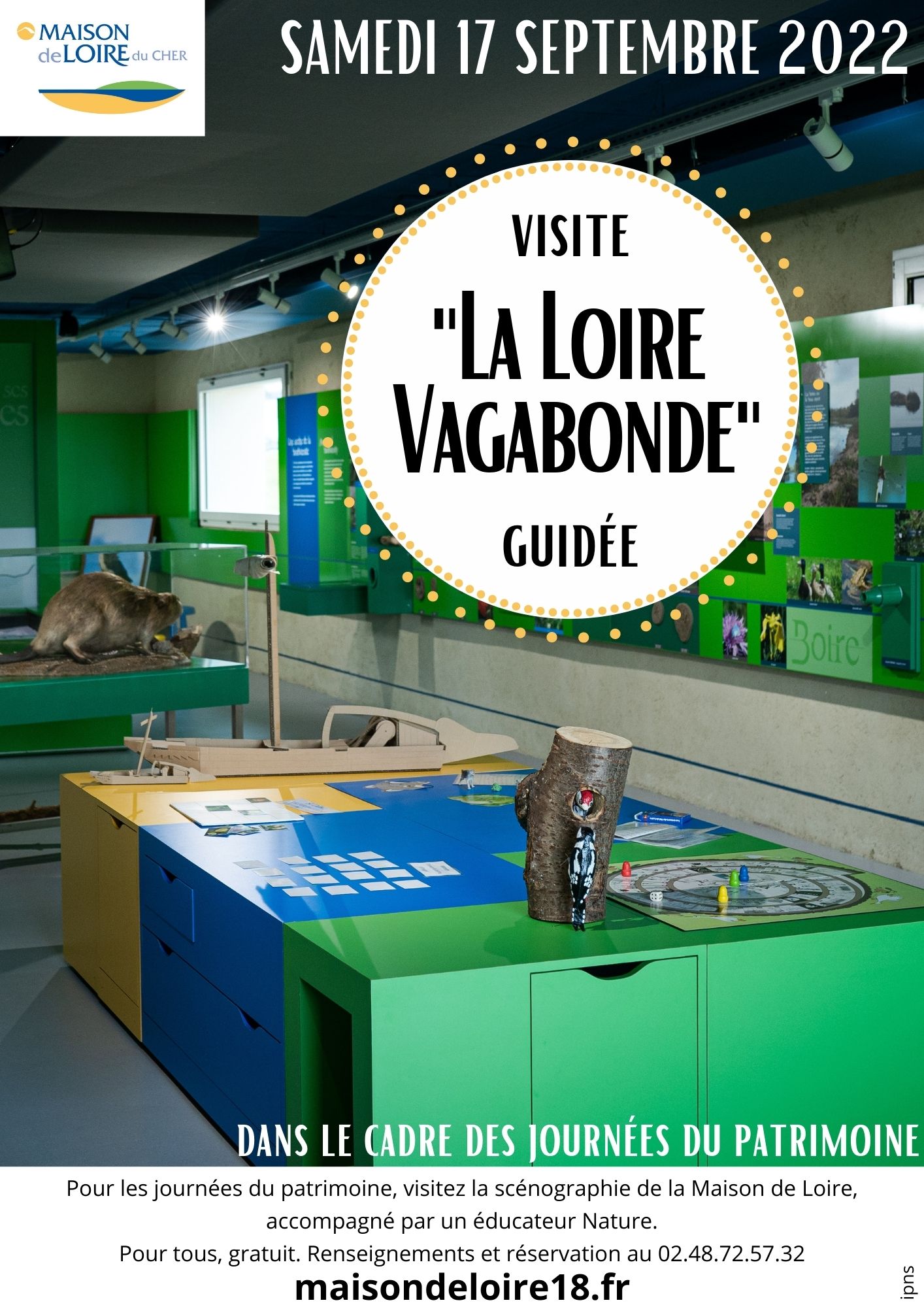 Animation scénographique “La Loire vagabonde”©