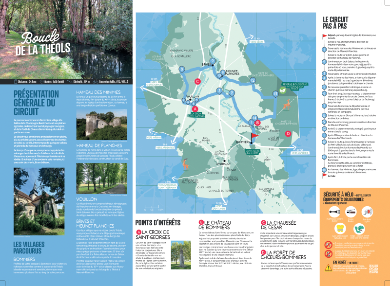 Boucle berrichonne à vélo : La boucle de la Théols