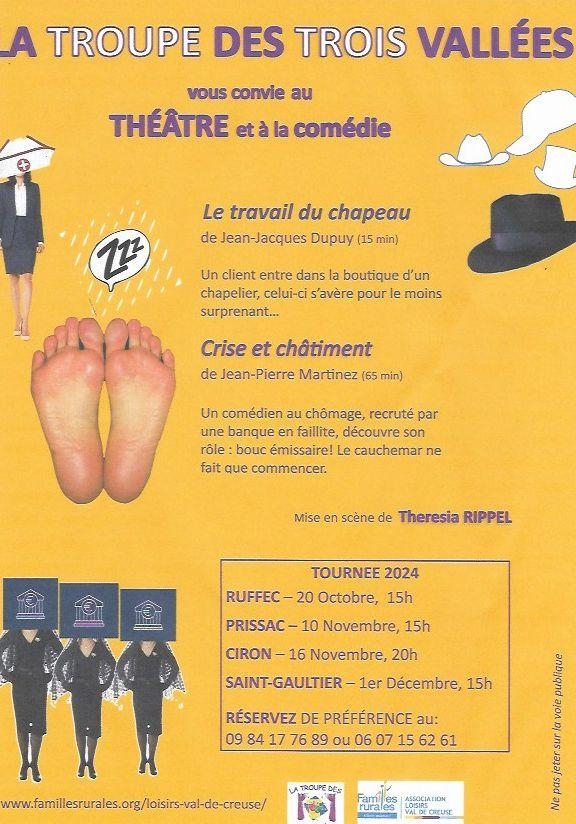 Soirée théâtre et comédie