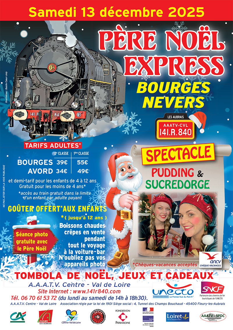 Père Noël Express Bourges – Nevers