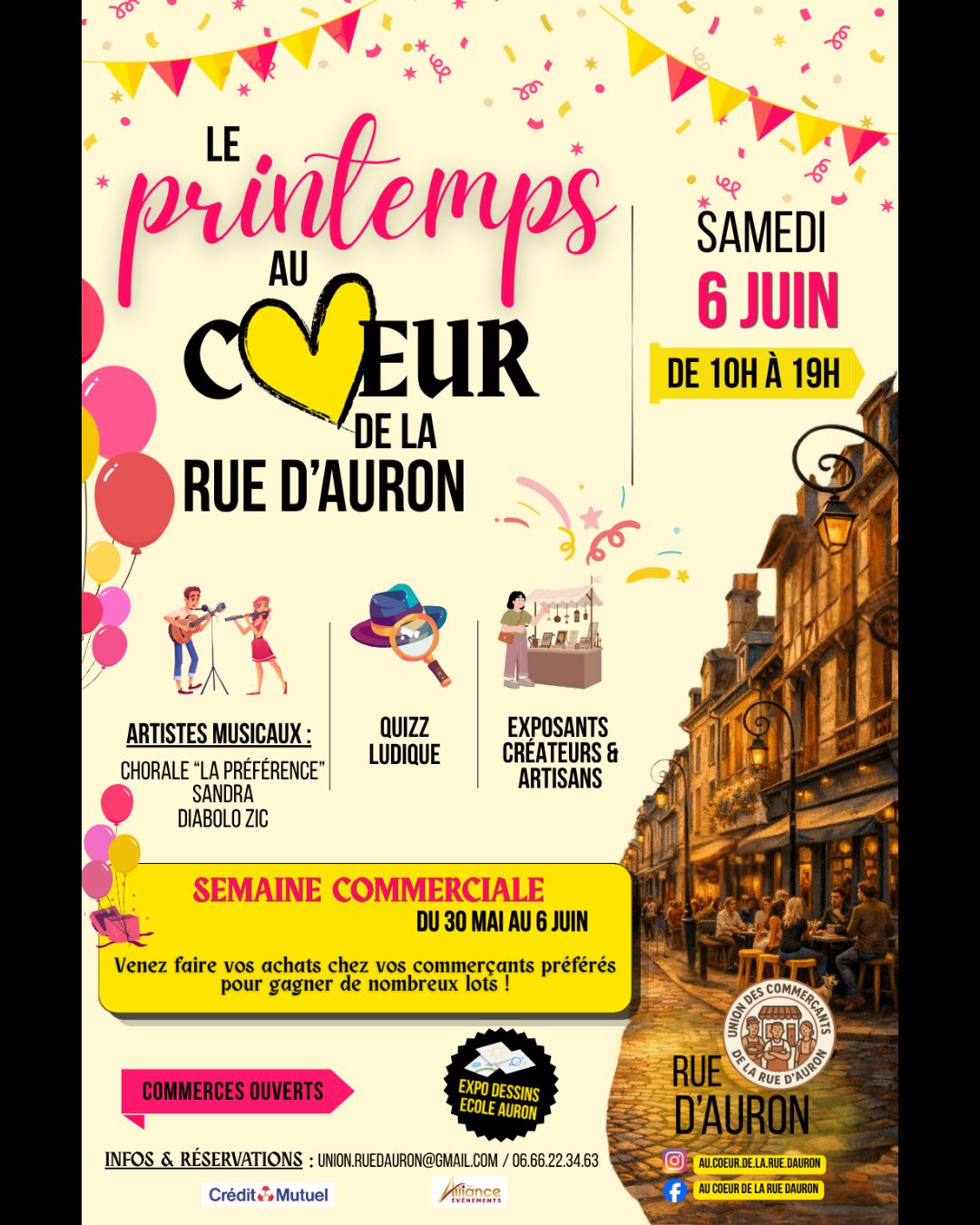 Le Printemps Au Coeur de la Rue d'Auron