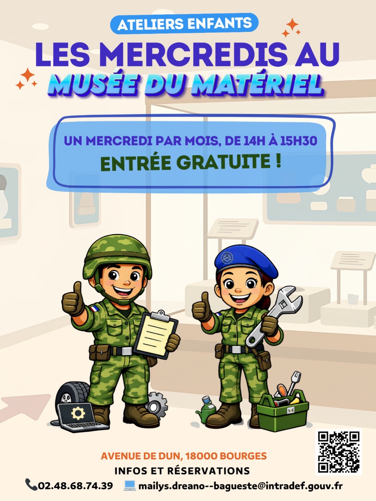 Les Mercredis au Musée - Atelier "Mon Métier, Mon Insigne"