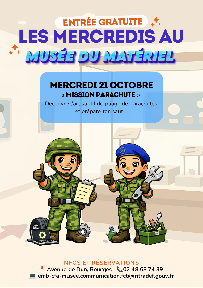 Les Mercredis au Musée - Atelier "Mission Parachute"