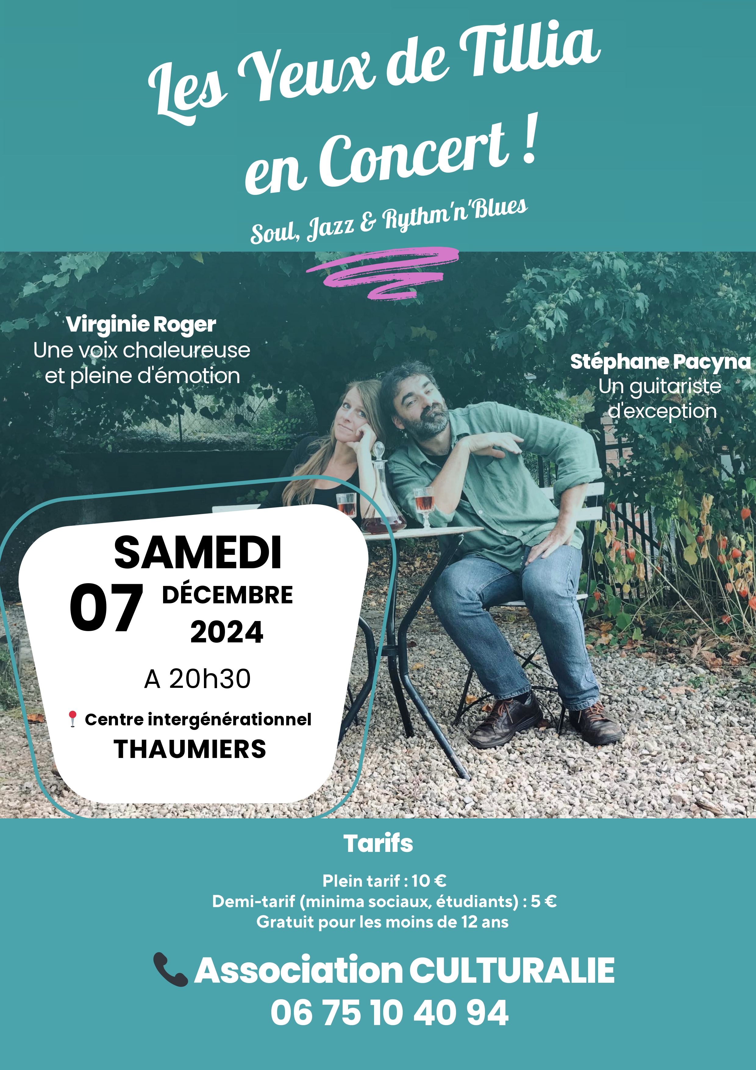 Concert : Les Yeux de Tillia