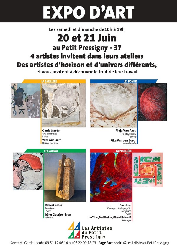 Les artistes du Petit-Pressigny invitent....