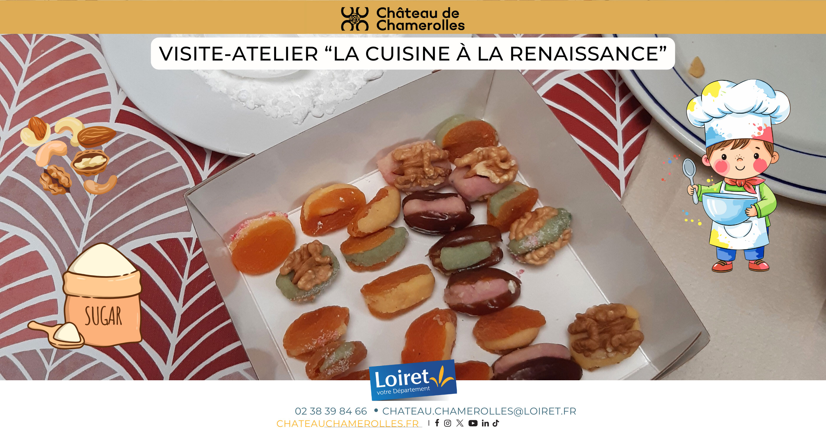 Visite-Atelier : « La Cuisine de la Renaissance »