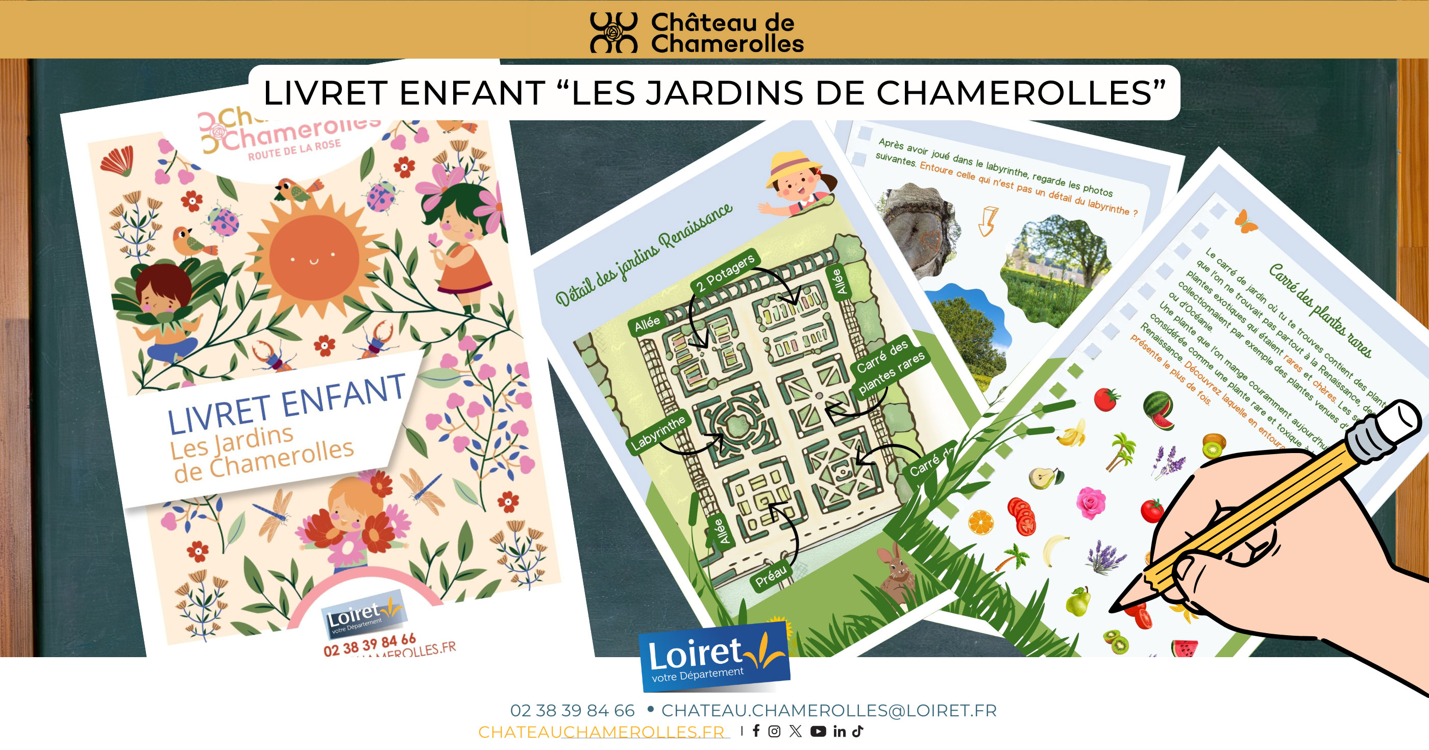 À la découverte des Jardins : Le livret-enfant des petits explorateurs