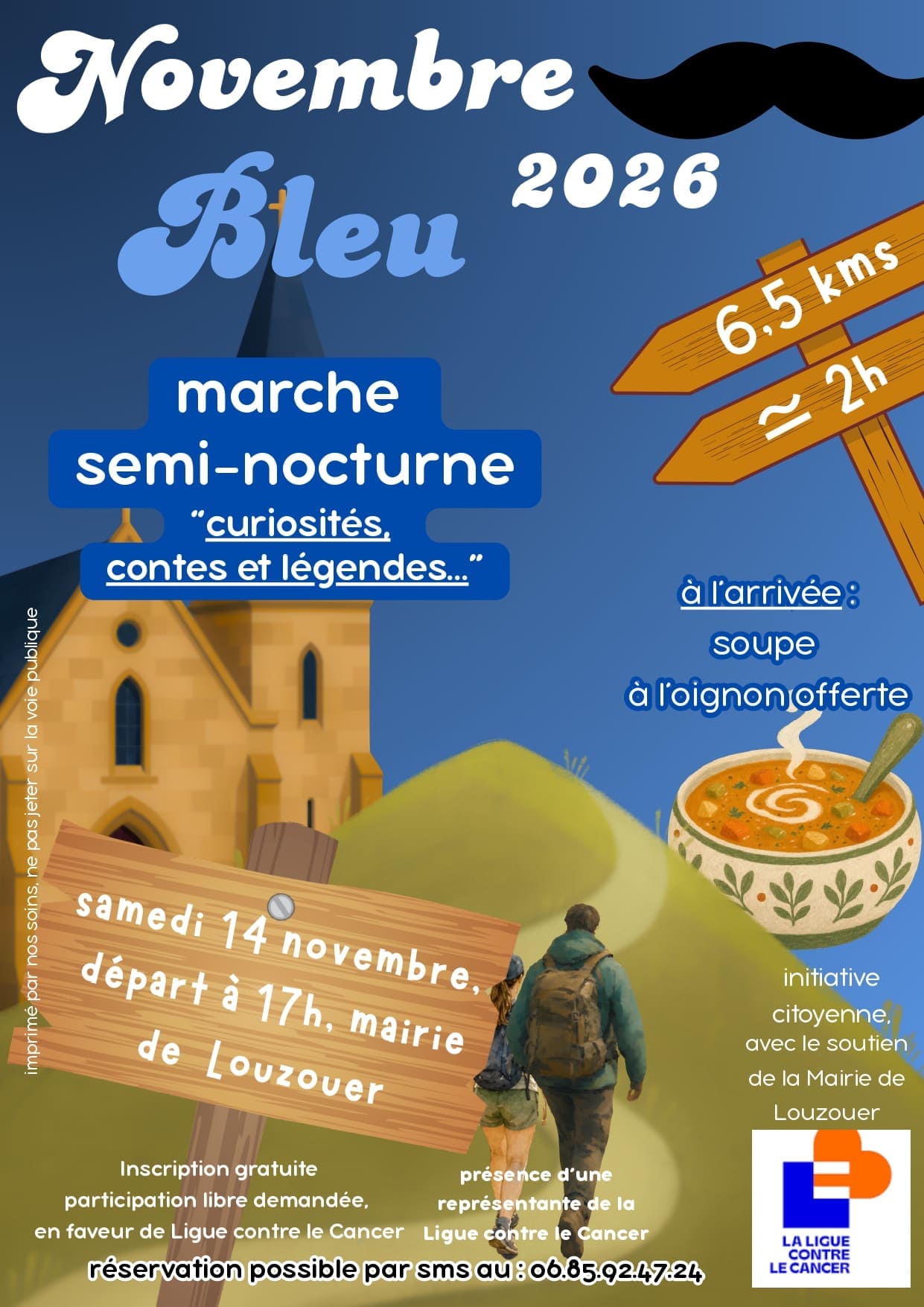 Marche semi-nocturne "Curiosité, contes et légendes" - Novembre Bleu