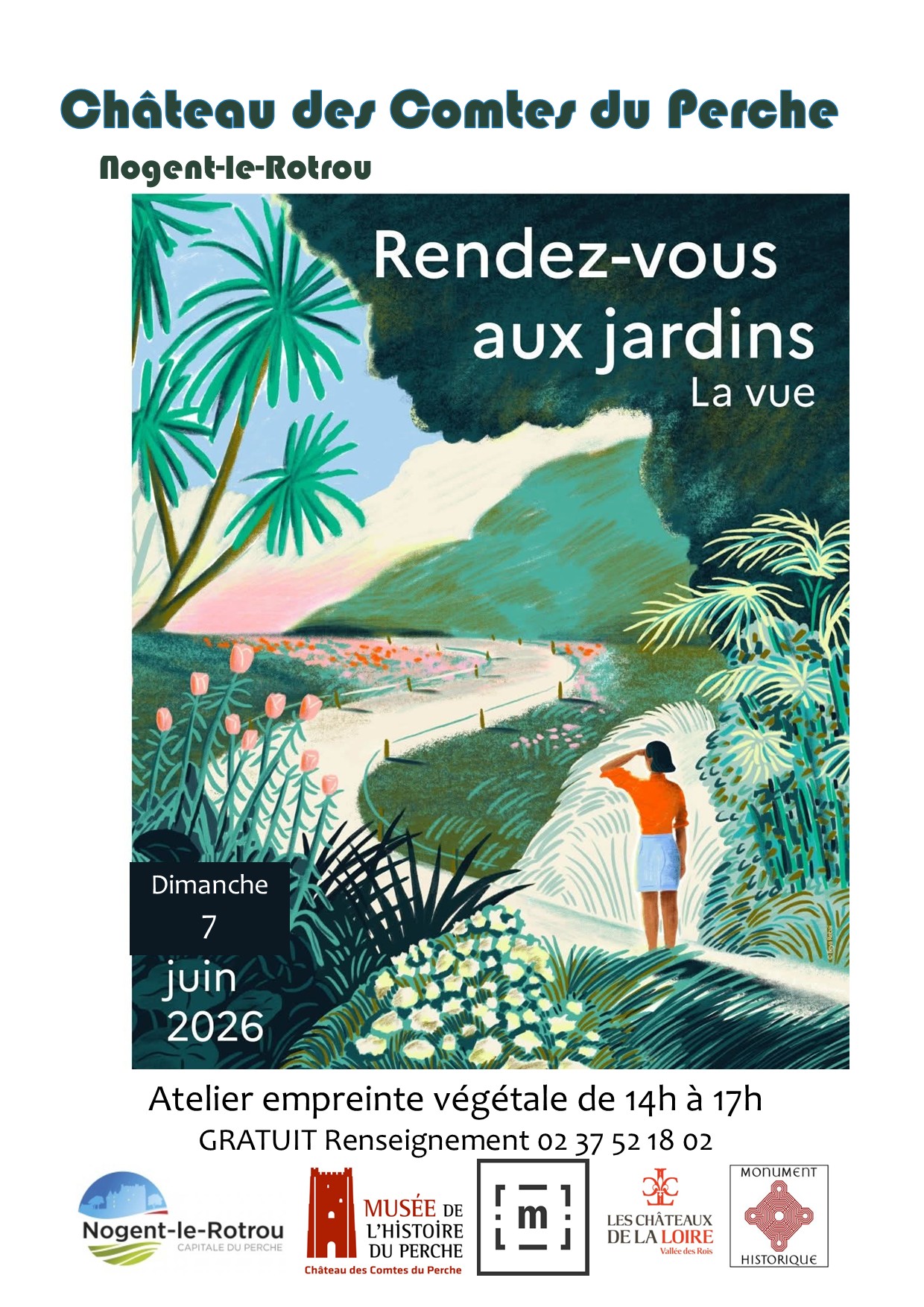 Rendez-vous aux jardins au Château des Comtes du Perche — visuel événement