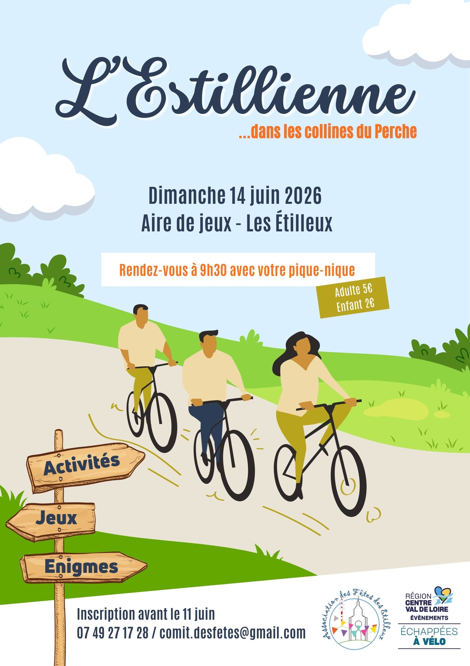 L'Estillienne - Échappée vélo — visuel événement