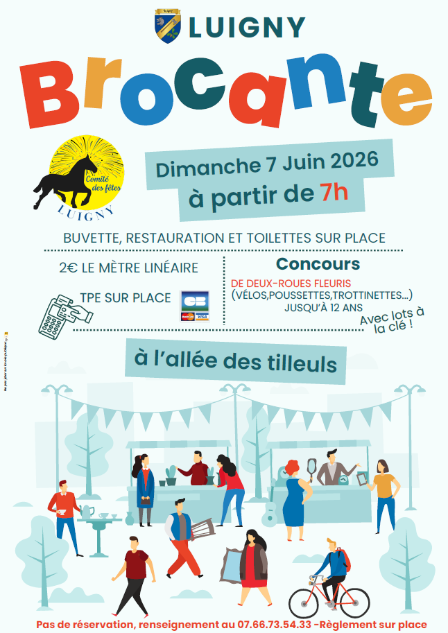 Brocante - Luigny — visuel événement