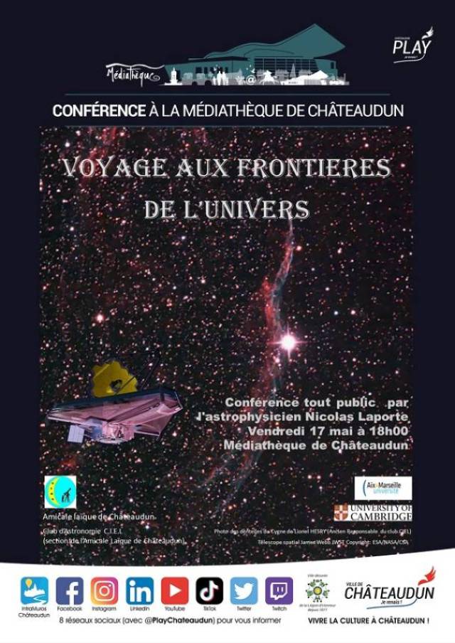 Conférence - Voyage aux frontières de l'univers (1/1)