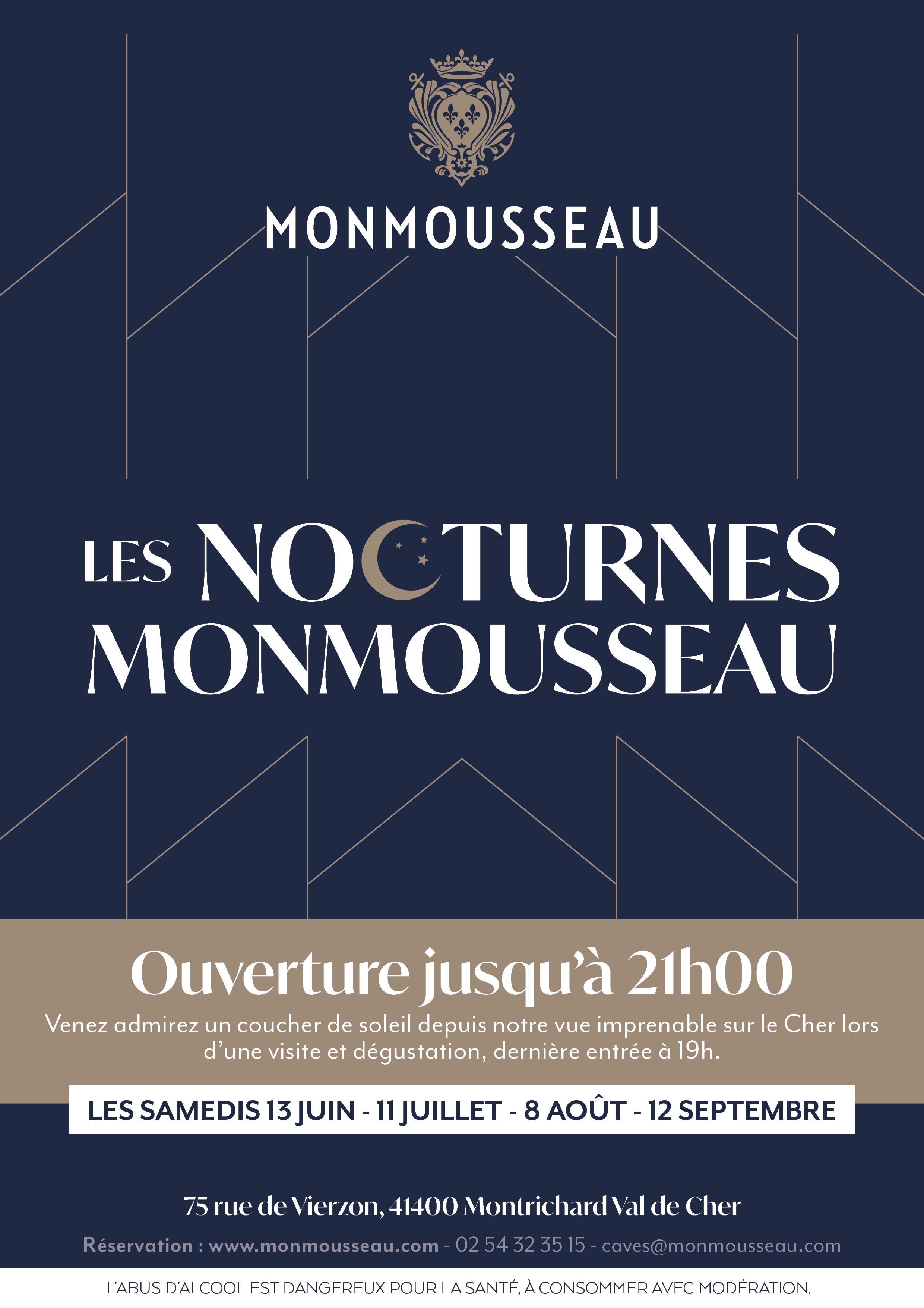 Nocturnes aux Caves Monmousseau à Montrichard