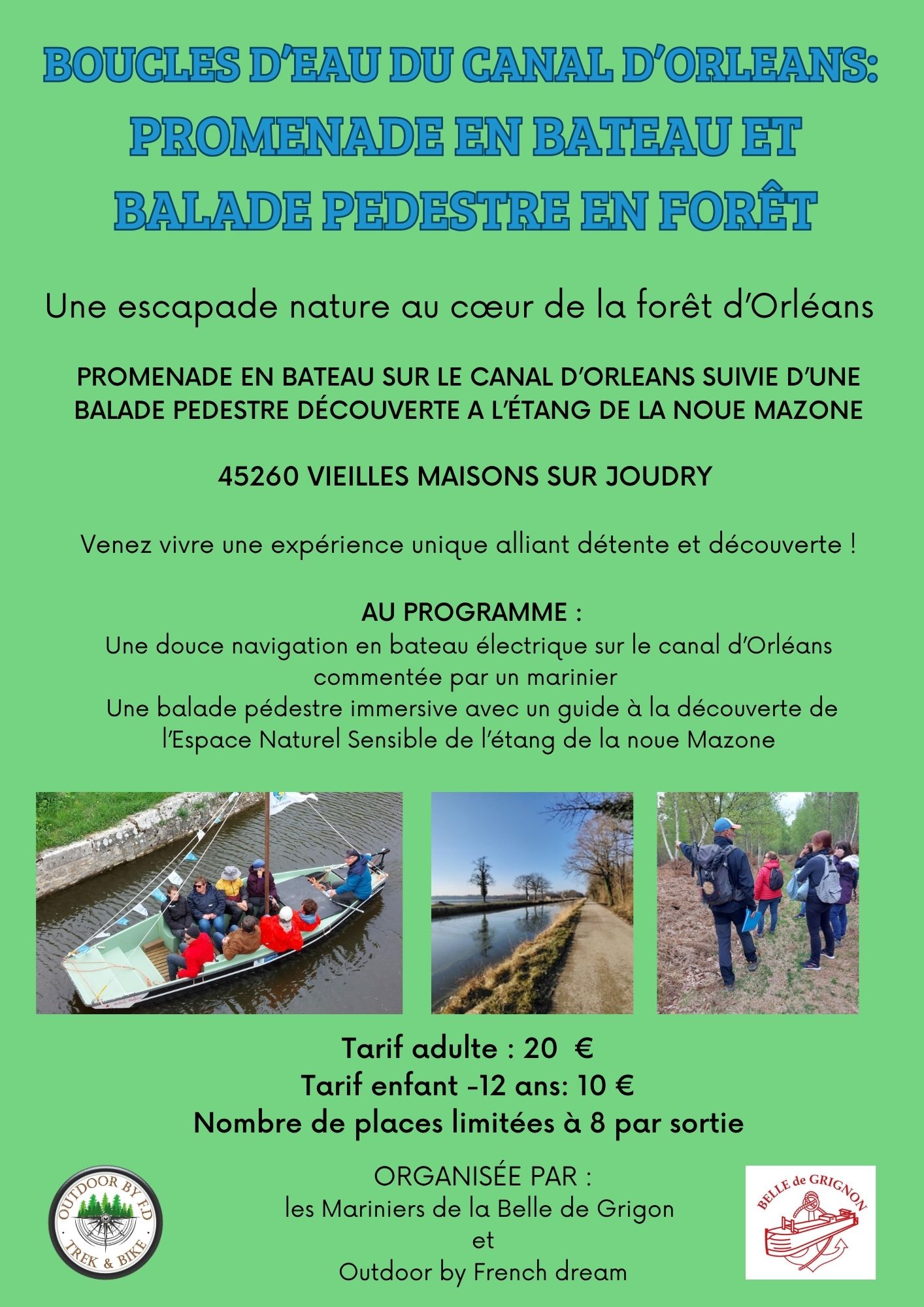 Promenades en bateau et balades pédestre