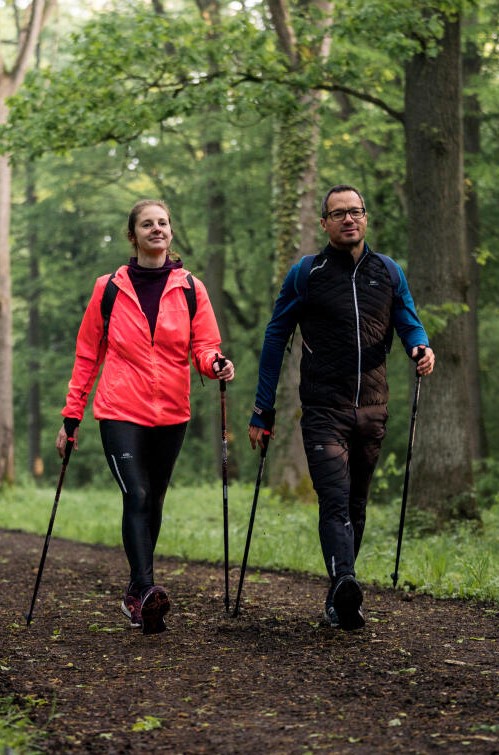 Marche nordique : parcours rouge Saintigny UFOLEP