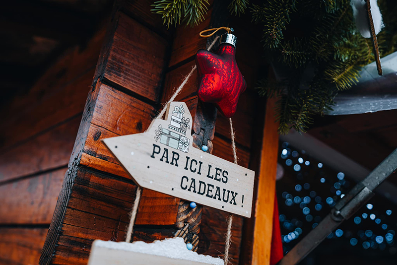Marché de Noël et feu d'artifice