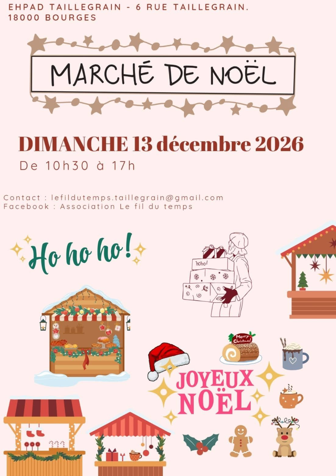 Photo de couverture - Marché de Noël à l'EHPAD Taillegrain