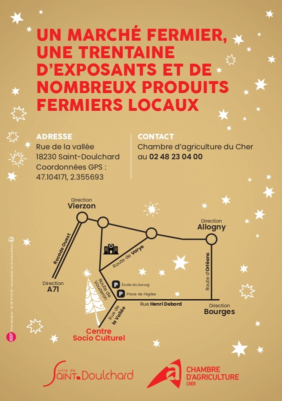 Marché de Noël de la Chambre d'agriculture du Cher