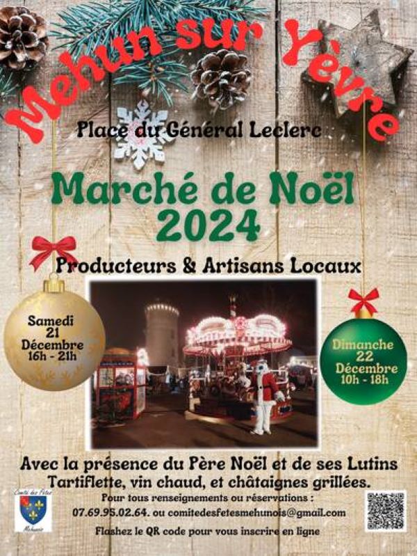 Marché de Noël à Mehun-sur-Yèvre