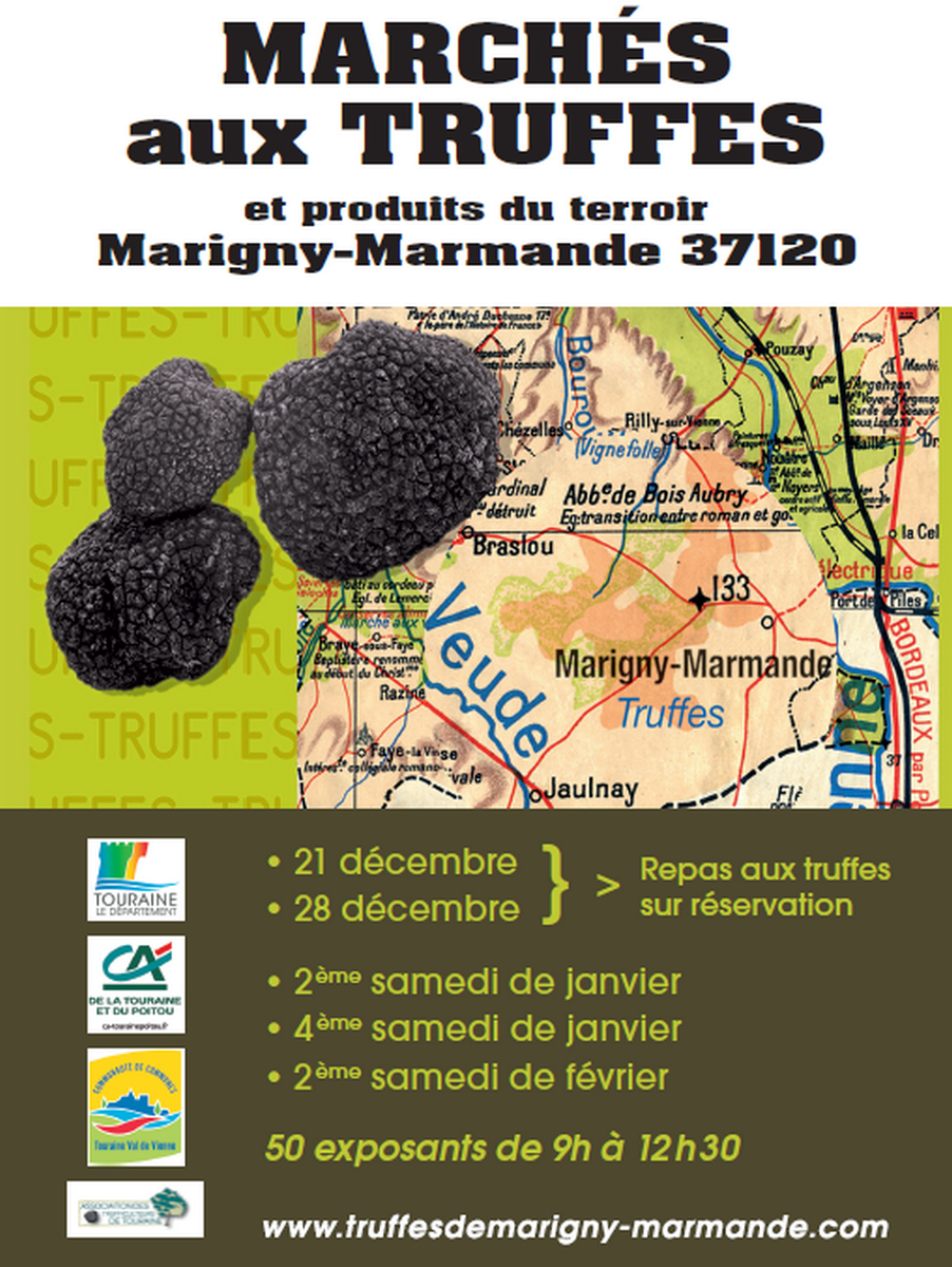 Marché aux truffes et produits du terroir, Marigny-Marmande - photo 2