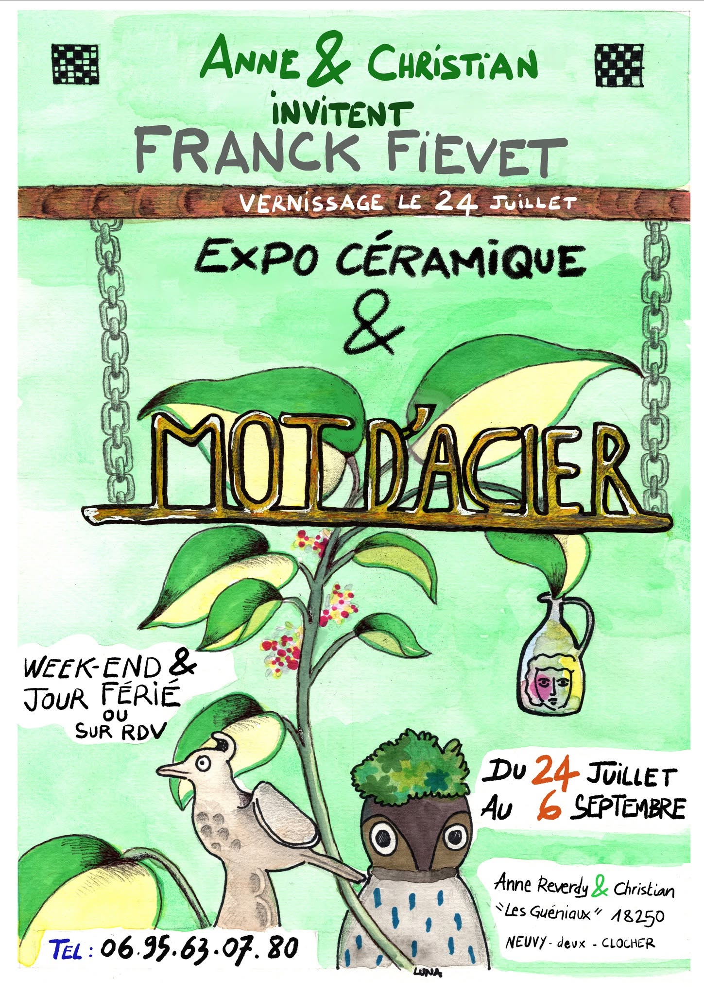 Exposition Céramique et Mot D'Acier