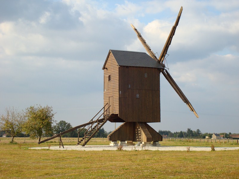 Moulin de Bel Air (Moulin à vent à pivot), Guilly - photo 3