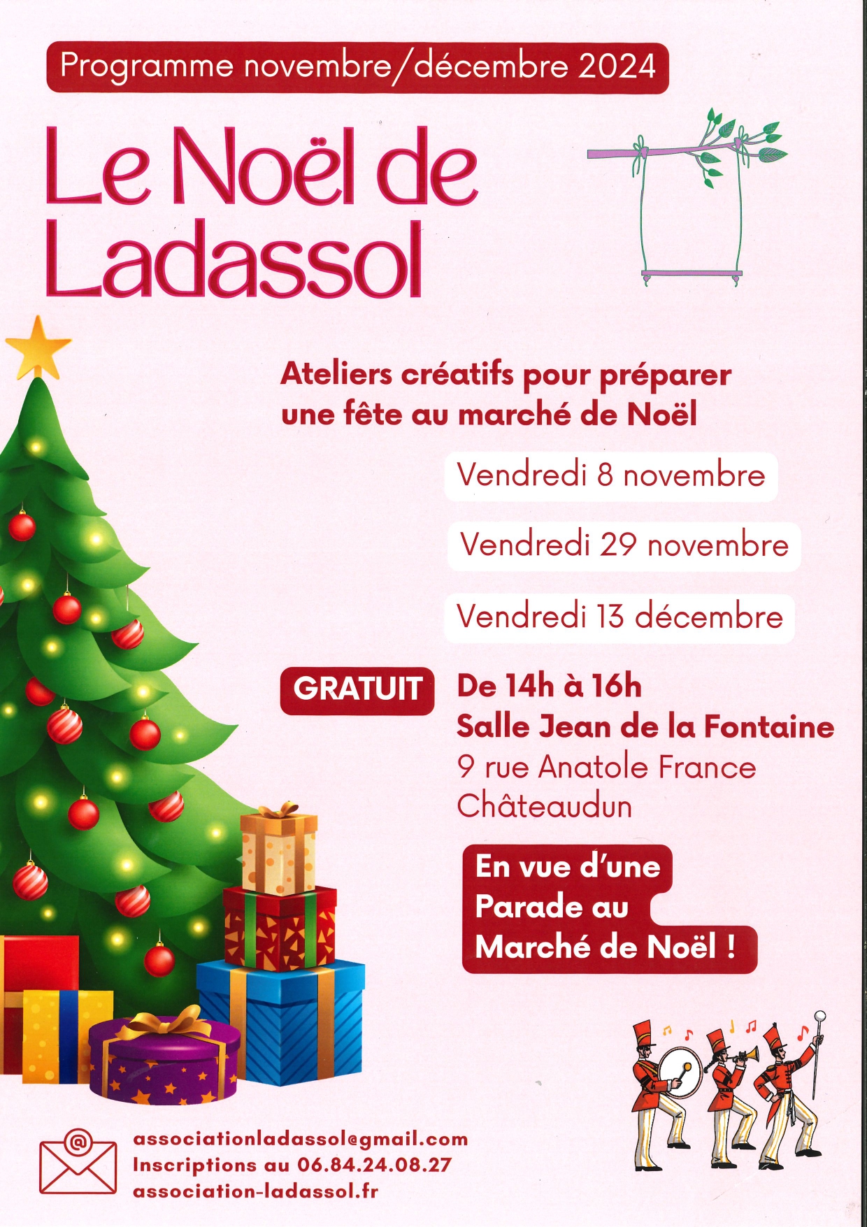 Le Noël de Ladassol - ateliers créatifs