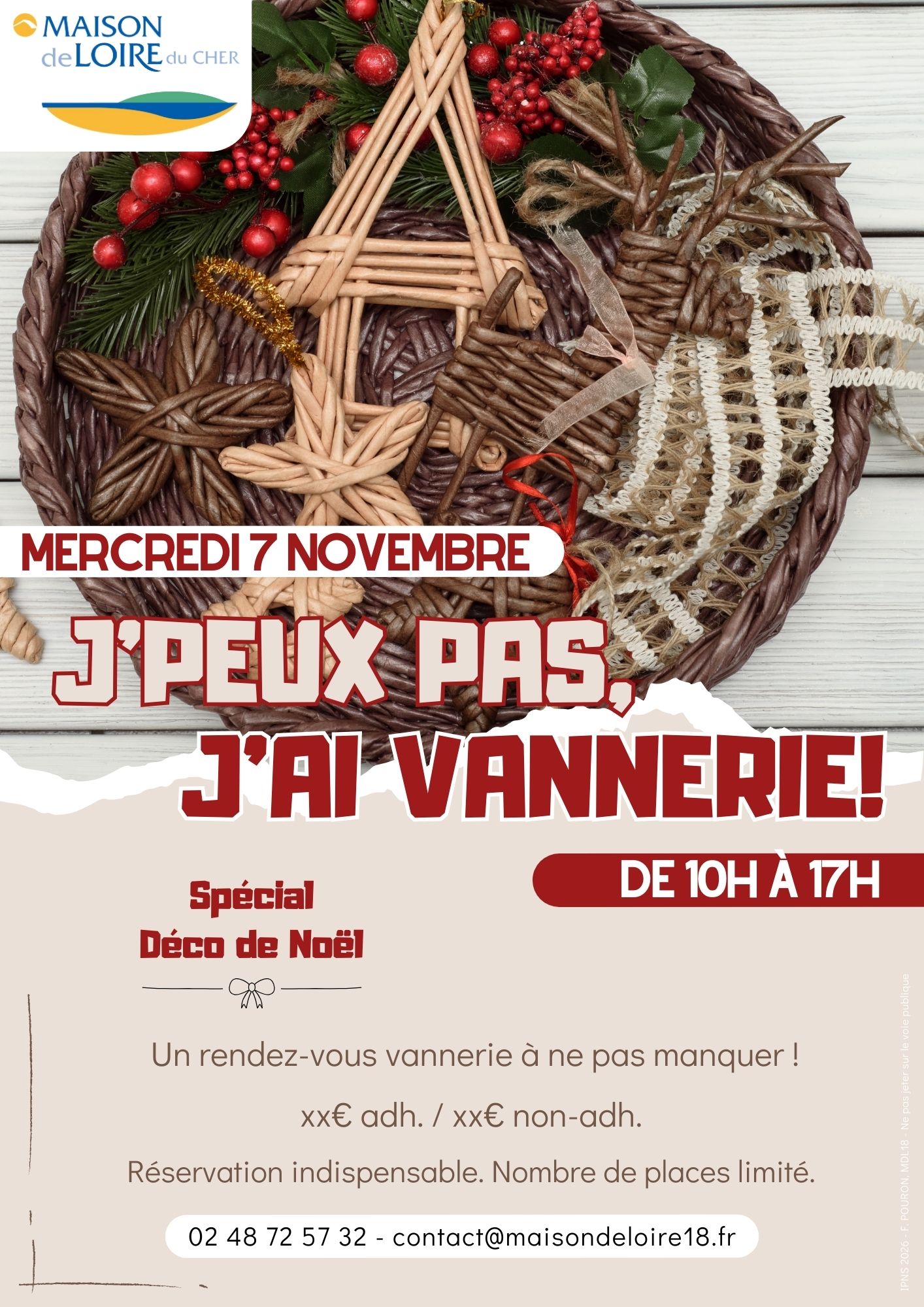 Atelier Vannerie : "Spécial déco de jardin" — visuel événement