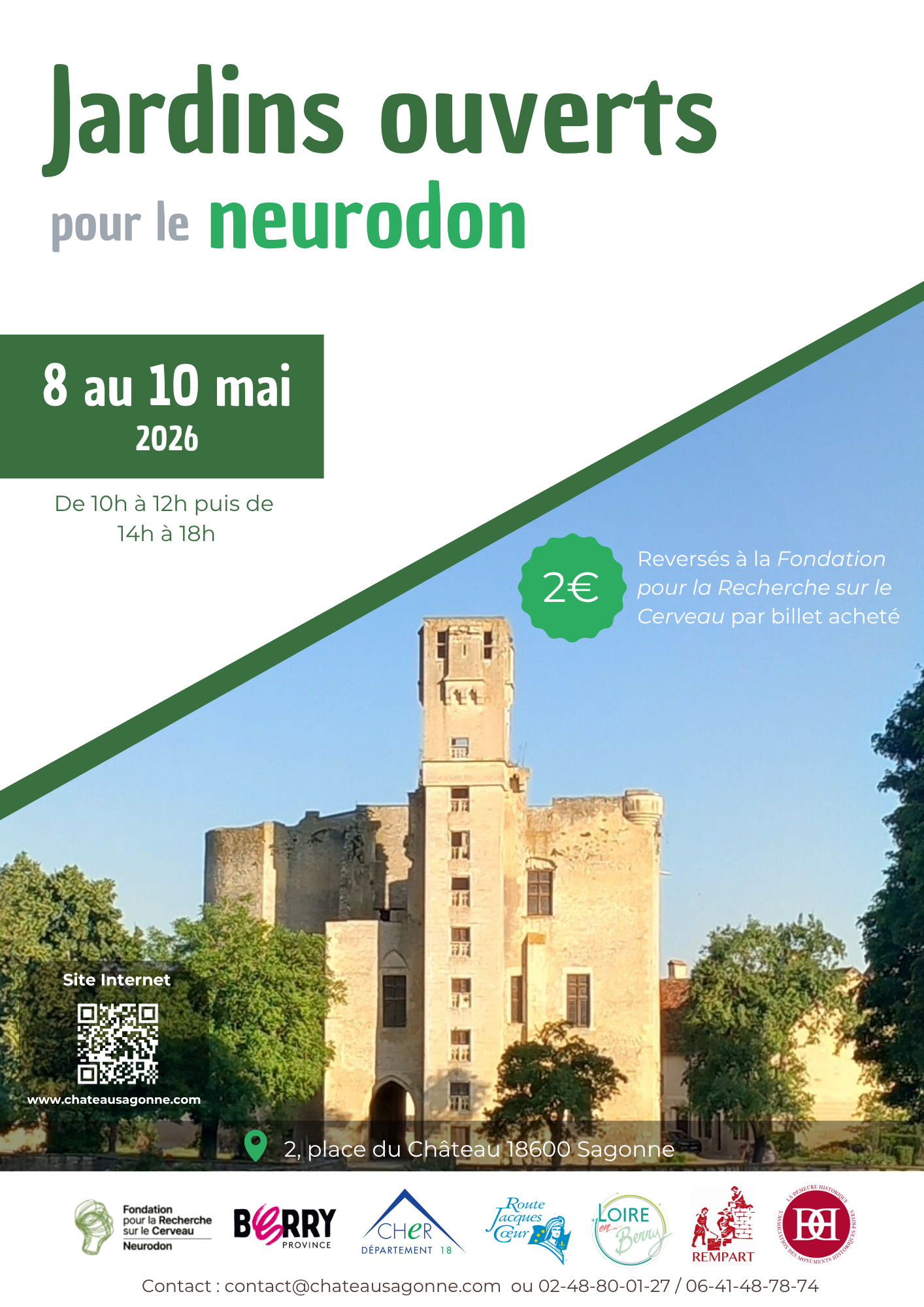 Jardins ouverts pour le NEURODON